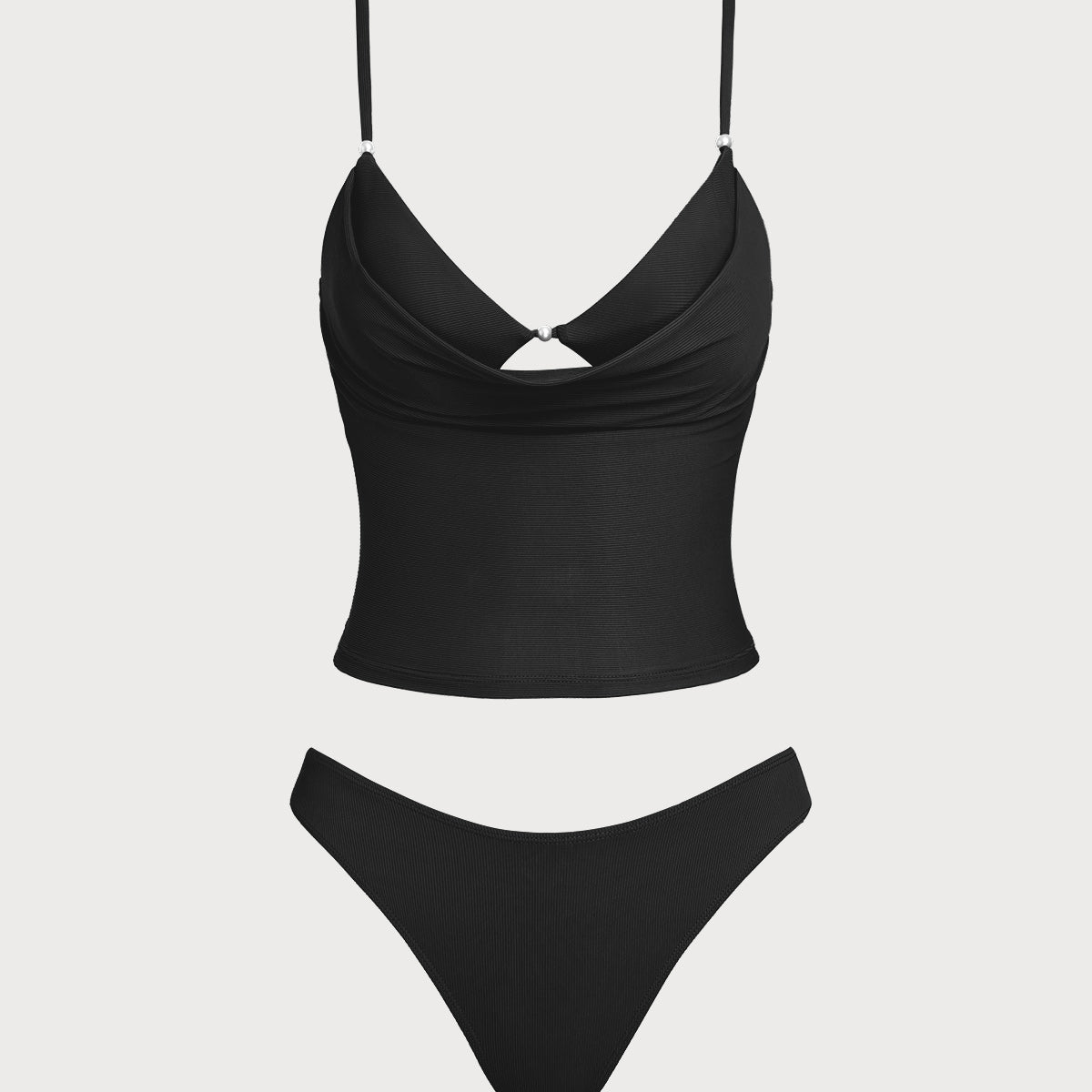 Hall Roheline – Elegantne tankini komplekt