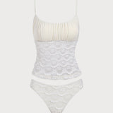 Off White – Elegantne tankini komplekt