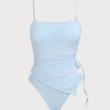 Sinine – Elegantne pitsist tankini komplekt