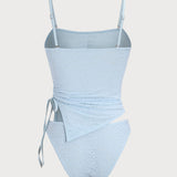 Sinine – Elegantne pitsist tankini komplekt
