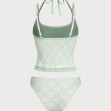 Hele Roheline – Elegantne pits tankini komplekt