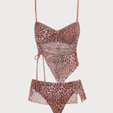 Rikka – Elegantne leopardimustriga tankini komplekt