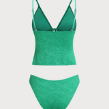 Roheline – Elegantne tankini komplekt