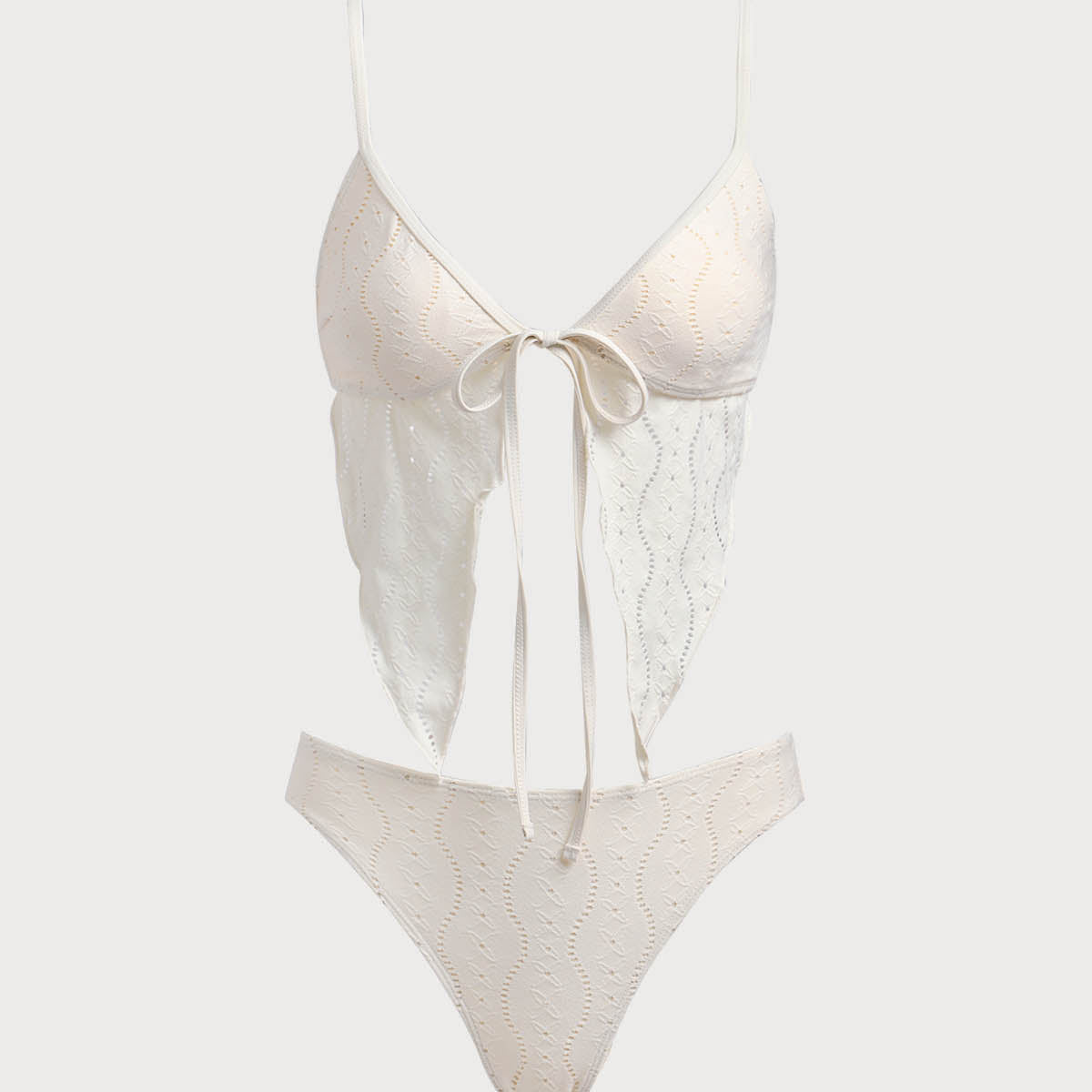 Beige – Elegantne tankini komplekt