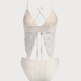 Beige – Elegantne tankini komplekt
