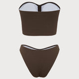 Pruun – Dekoratiivne tankini komplekt