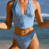 Sinine Viie Tärni – Stiilne tankini komplekt
