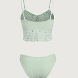 Roheline – Elegantne tankini komplekt