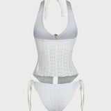 Valge – Elegantne tankini komplekt