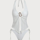 Valge – Elegantne tankini komplekt