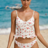 Valge – Elegantne tankini komplekt