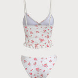Valge – Elegantne tankini komplekt