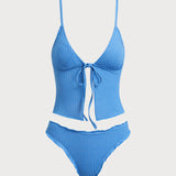 Sinine – Elegantne tankini komplekt