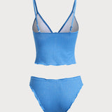 Sinine – Elegantne tankini komplekt