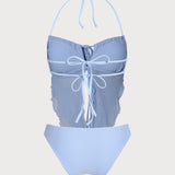 Sinine – Elegantne tankini komplekt