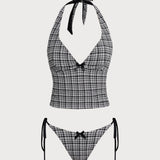 Sinine – Elegantne tankini komplekt