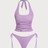 Lilla Rüsche – Elegantne tankini komplekt