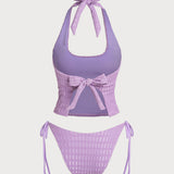 Lilla Rüsche – Elegantne tankini komplekt
