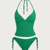 Roheline – Elegantne tankini komplekt