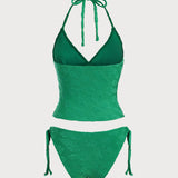 Roheline – Elegantne tankini komplekt