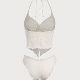 Valge – Elegantne tankini komplekt