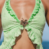 Hele Roheline – Elegantne tankini komplekt