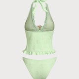 Hele Roheline – Elegantne tankini komplekt