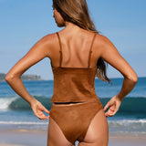 Pruun – Elegantne tankini komplekt