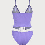 Sinine Jakardi – Stiilne tankini komplekt