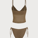 Kohvi Polka – Stiilne tankini komplekt