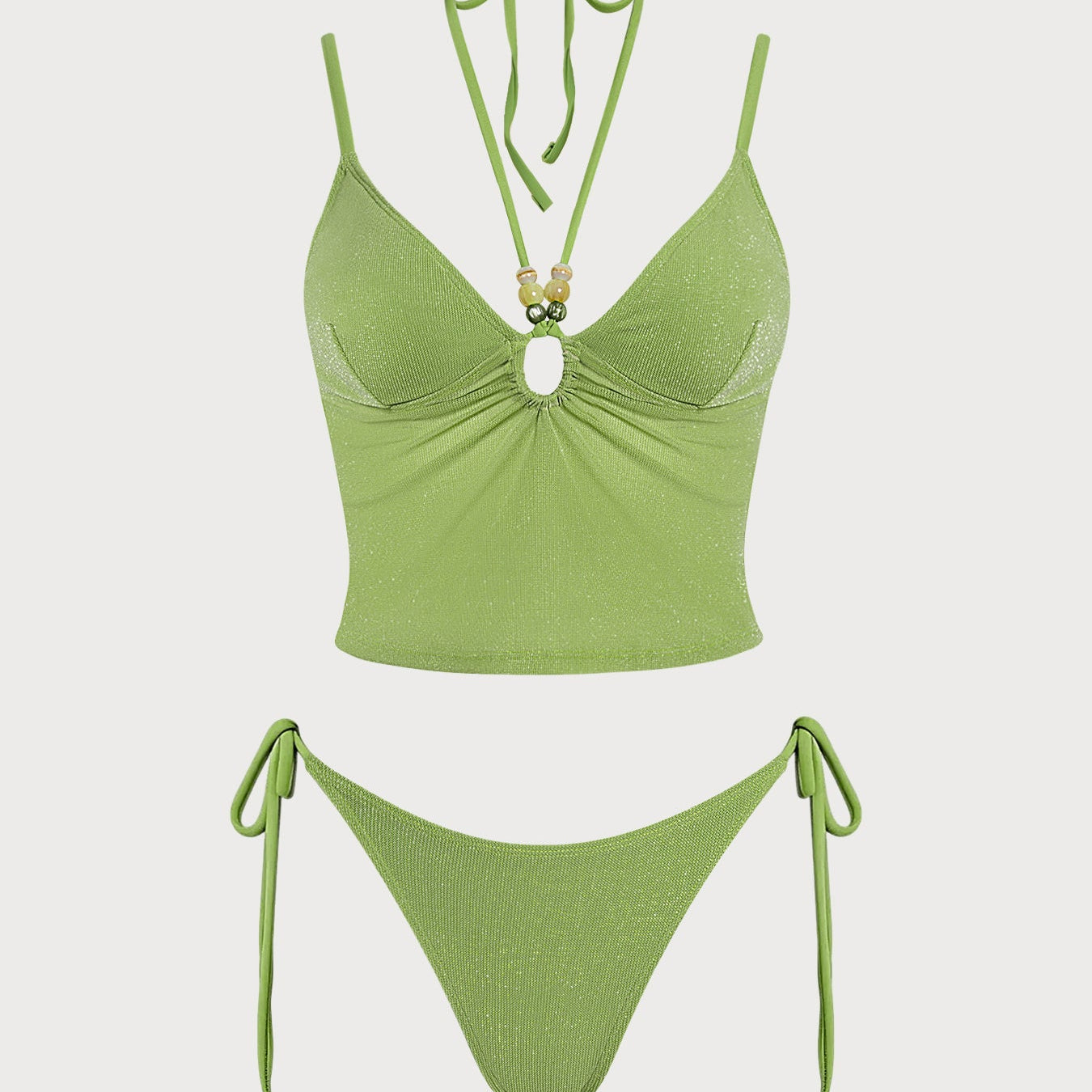 Roheline – Elegantne tankini komplekt