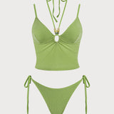 Roheline – Elegantne tankini komplekt