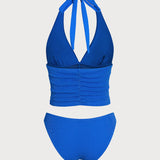 Sinine – Sädelev tankini komplekt