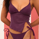 Veini Punane – Sädelev tankini komplekt