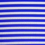 Sinine Triibuline – Retro tankini komplekt