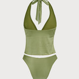 Roheline – Elegantne tankini komplekt