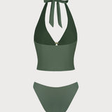 Roheline O-Rõngas – Stiilne tankini komplekt
