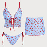 Hele Sinine – Elegantne kolmene tankini komplekt