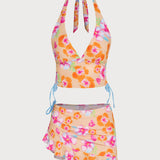 Oranž – Lilleline tankini komplekt