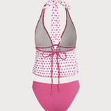 Punane Triibuline – Stiilne tankini komplekt
