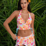 Oranž – Lilleline tankini komplekt