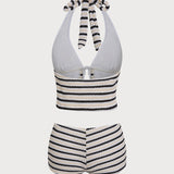 Mitme Retro Riba – Stiilne tankini komplekt