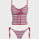 Punane Riba – Stiilne tankini komplekt
