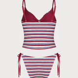 Punane Riba – Stiilne tankini komplekt
