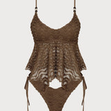 Kohvi – Elegantne tankini komplekt