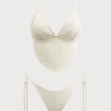 Off White – Stiilne tankini komplekt