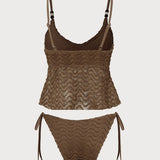 Kohvi – Elegantne tankini komplekt
