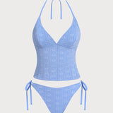 Sinine – Elegantne tankini komplekt