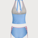 Sinine Sõlmeline – Elegantne tankini komplekt