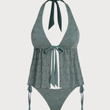 Türkiissinine – Elegantne tankini komplekt